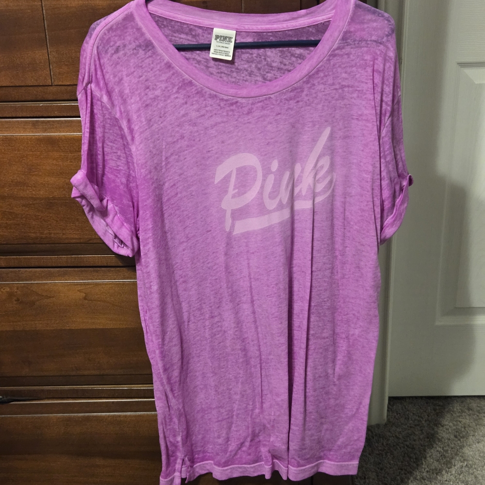 PINK Victoria's Secret Lavender Tee